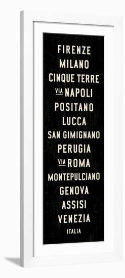 Italy Transit Sign 1-Michael Jon Watt-Framed Giclee Print