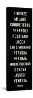 Italy Transit Sign 1-Michael Jon Watt-Stretched Canvas