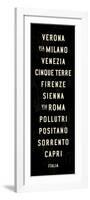 Italy Transit Sign 2-Michael Jon Watt-Framed Giclee Print