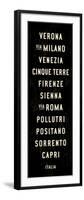 Italy Transit Sign 2-Michael Jon Watt-Framed Giclee Print