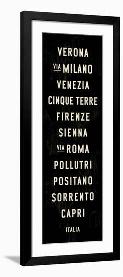 Italy Transit Sign 2-Michael Jon Watt-Framed Giclee Print