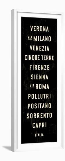 Italy Transit Sign 2-Michael Jon Watt-Framed Premium Giclee Print