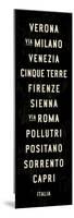 Italy Transit Sign 2-Michael Jon Watt-Mounted Premium Giclee Print