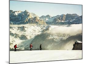 Italy Travel Trip Alps Skiing-Fritz Faerber-Mounted Photographic Print