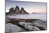 Italy, Trentino Alto Adige, Dolomites, Clouds Rising on Three Peaks of Lavaredo-Cristiana Damiano-Mounted Photographic Print