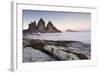 Italy, Trentino Alto Adige, Dolomites, Clouds Rising on Three Peaks of Lavaredo-Cristiana Damiano-Framed Photographic Print