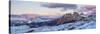 Italy, Trentino Alto Adige, Panoramic of Dolomiti Di Sesto Natural Park at Sunrise-Anne Maenurm-Stretched Canvas