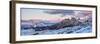 Italy, Trentino Alto Adige, Panoramic of Dolomiti Di Sesto Natural Park at Sunrise-Anne Maenurm-Framed Photographic Print