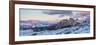 Italy, Trentino Alto Adige, Panoramic of Dolomiti Di Sesto Natural Park at Sunrise-Anne Maenurm-Framed Photographic Print