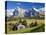 Italy, Trentino-Alto Adige, South Tyrol, Bolzano District, Alpe Di Siusi, Seiser Alm, Sassolungo (L-Peter Adams-Stretched Canvas