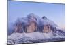 Italy, Trentino-Alto Adige, the Dolomite Peaks Tre Cime Di Lavaredo Wreathed in Cloud-Anne Maenurm-Mounted Photographic Print