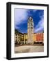 Italy, Trentino South Tyrol, Trentino, Lake Garda, Riva Del Garda, Torre Apponale-Udo Siebig-Framed Photographic Print