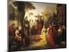 Italy, Treviso, Storytellers of Decameron-null-Mounted Giclee Print