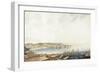 Italy, Trieste, City and Port, 1850-Giuseppe De Sanctis-Framed Giclee Print