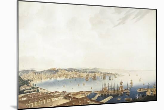 Italy, Trieste, City and Port, 1850-Giuseppe De Sanctis-Mounted Giclee Print