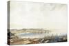 Italy, Trieste, City and Port, 1850-Giuseppe De Sanctis-Stretched Canvas