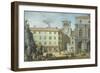 Italy, Trieste, St Peters Square-Giuseppe Bertini-Framed Giclee Print