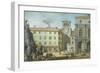 Italy, Trieste, St Peters Square-Giuseppe Bertini-Framed Giclee Print