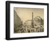 Italy, Trieste, Stock Exchange Square, 1830 Painting-null-Framed Giclee Print