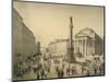 Italy, Trieste, Stock Exchange Square, 1830 Painting-null-Mounted Giclee Print