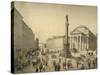 Italy, Trieste, Stock Exchange Square, 1830 Painting-null-Stretched Canvas