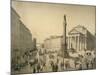 Italy, Trieste, Stock Exchange Square, 1830 Painting-null-Mounted Giclee Print