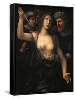 Italy, Turin, Death of Lucretia-null-Framed Stretched Canvas