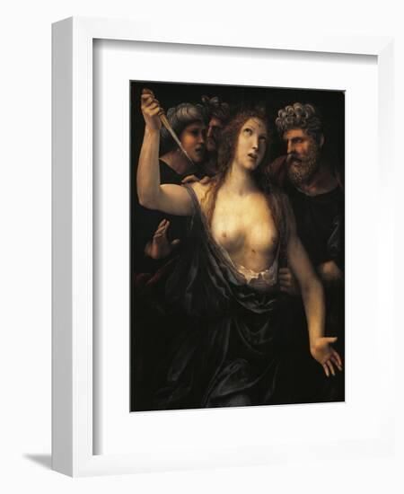 Italy, Turin, Death of Lucretia-null-Framed Giclee Print