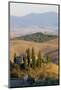 Italy, Tuscany. Belvedere House, Olive trees, and vineyards near San Quirico d'Orcia.-Julie Eggers-Mounted Photographic Print