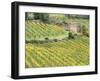 Italy, Tuscany. Brick Building in a Vineyard in the Chianti Region-Julie Eggers-Framed Premium Photographic Print