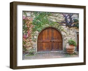 Italy, Tuscany, Chianti Region. This Is the Castello D'Albola Estate-Julie Eggers-Framed Photographic Print