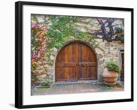 Italy, Tuscany, Chianti Region. This Is the Castello D'Albola Estate-Julie Eggers-Framed Photographic Print