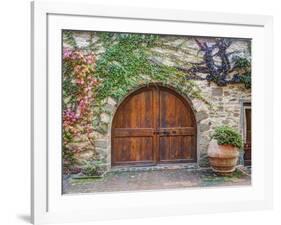 Italy, Tuscany, Chianti Region. This Is the Castello D'Albola Estate-Julie Eggers-Framed Photographic Print