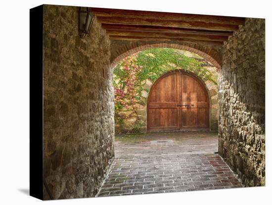 Italy, Tuscany, Chianti Region. This Is the Castello D'Albola Estate-Julie Eggers-Stretched Canvas