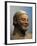 Italy, Tuscany, Chiusi, Detail of Funerary Statue in the Shape of a Canopic Vase-null-Framed Giclee Print