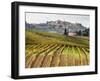 Italy, Tuscany. Colorful Vineyards in Fall in the Val Dorcia-Julie Eggers-Framed Photographic Print