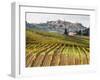 Italy, Tuscany. Colorful Vineyards in Fall in the Val Dorcia-Julie Eggers-Framed Photographic Print