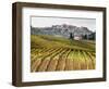 Italy, Tuscany. Colorful Vineyards in Fall in the Val Dorcia-Julie Eggers-Framed Photographic Print