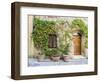 Italy, Tuscany. Entrance to a home in Tuscany decorated with potted plants.-Julie Eggers-Framed Photographic Print