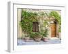 Italy, Tuscany. Entrance to a home in Tuscany decorated with potted plants.-Julie Eggers-Framed Photographic Print