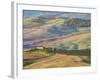 Italy, Tuscany. Evening Light on a Winding Road-Julie Eggers-Framed Photographic Print