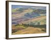 Italy, Tuscany. Evening Light on a Winding Road-Julie Eggers-Framed Photographic Print