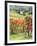 Italy, Tuscany. Farm House and Vineyard in the Chianti Region-Julie Eggers-Framed Photographic Print