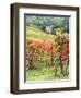 Italy, Tuscany. Farm House and Vineyard in the Chianti Region-Julie Eggers-Framed Photographic Print