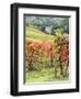 Italy, Tuscany. Farm House and Vineyard in the Chianti Region-Julie Eggers-Framed Photographic Print