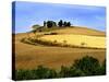 Italy, Tuscany, Farmhouse and Fields-John Ford-Stretched Canvas