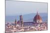 Italy, Tuscany, Florence. Overview of the City with Brunelleschi Cupola on the Duomo. Unesco.-Ken Scicluna-Mounted Photographic Print