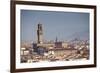 Italy, Tuscany, Florence. Palazzo Vecchio and Overview of Surroundings.-Ken Scicluna-Framed Photographic Print