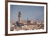 Italy, Tuscany, Florence. Palazzo Vecchio and Overview of Surroundings.-Ken Scicluna-Framed Photographic Print