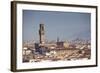 Italy, Tuscany, Florence. Palazzo Vecchio and Overview of Surroundings.-Ken Scicluna-Framed Photographic Print